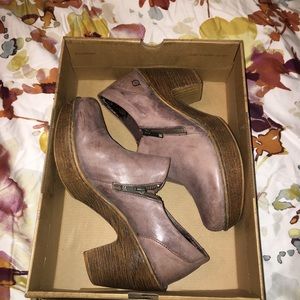 Born Brown Ankle Boots 9.5